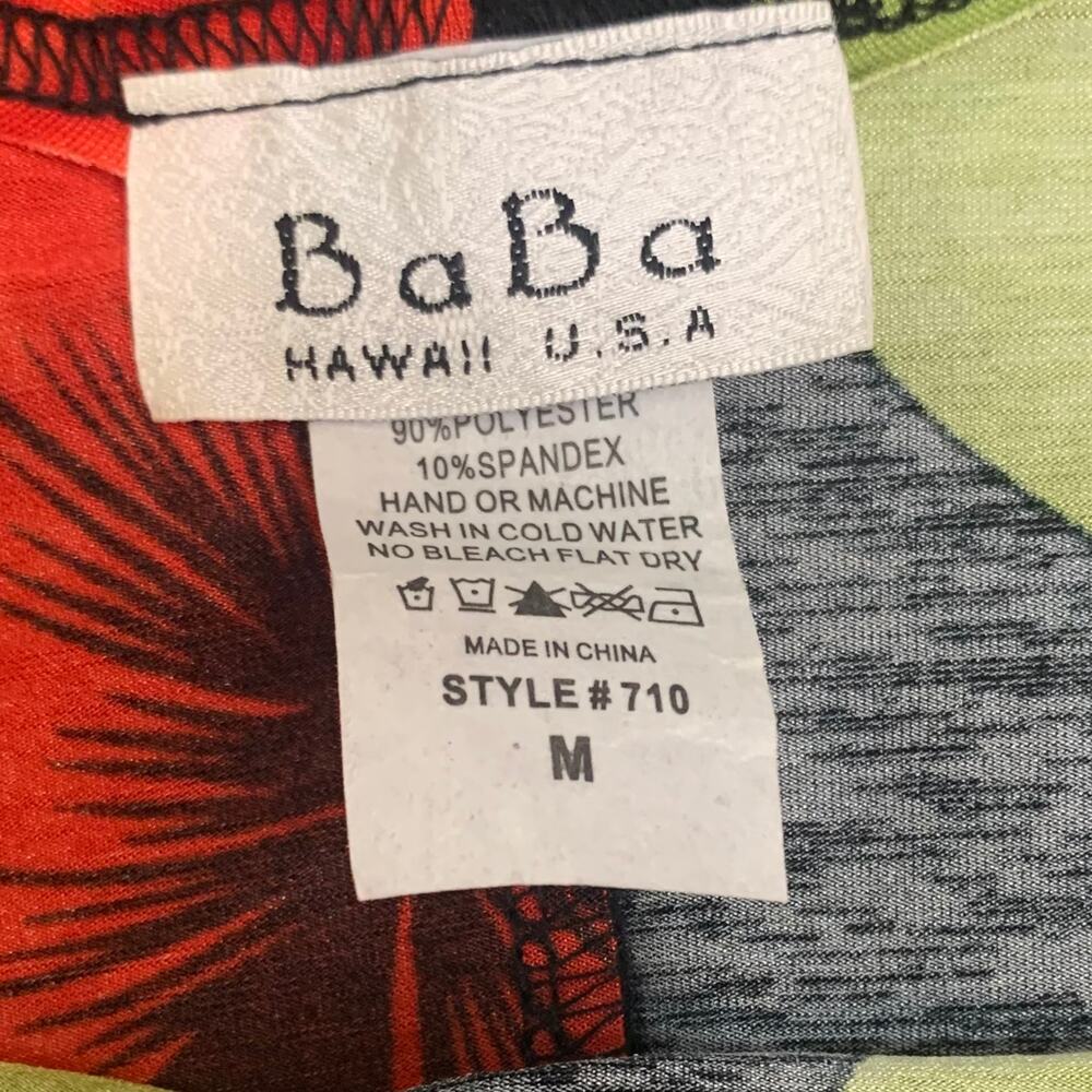 Vintage Hawaiian Floral Tent Dress Aloha Dress | Women's Medium | BaBa - Picture 3 of 5